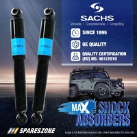 Rear Sachs Max Shock Absorbers for Isuzu D-Max TF MU-X 3.0L Turbo Diesel 12-20