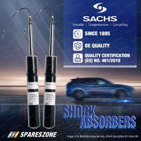 2 x Front Sachs Shocks for Porsche Macan 95B 2014-On With Electronic Suspension