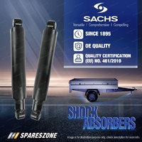 2 x Rear Sachs Trailer Shock Absorbers for Weweler FL041 FL131 Flexair