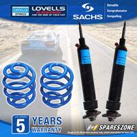 Front Sachs Shock Absorbers Lovells Super Low Springs for Holden HQ HJ HX HZ WB