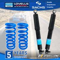 Rear Sachs Shocks Lovells Sport Low Springs for Ford Falcon Fairmont EA EB ED