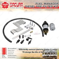 Sakura Fuel Manager Diesel Pre-Filter Separator Kit for Nissan Navara D23 NP300