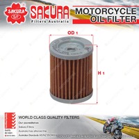 Sakura Motorcycle Oil Filter for Kawasaki KLX125 KLX125L 124cc 2003-2007