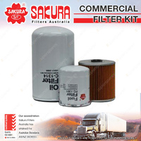 Sakura Commercial Filter Kit for Hino FD3H FE3H FF2H GD3H GH1H H07C H07D H06C
