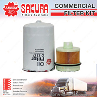 Sakura Commercial Filter Kit for Hino XZU305R N04CTF XZU345R N04CTF