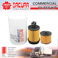 Sakura Commercial Filter Kit for Hino XJC710R XJC720R XJC740R J05E