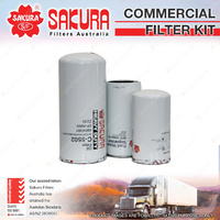 Sakura Commercial Filter Kit for Caterpillar CAT C12 3406 C15 C16