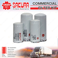 Sakura Commercial Filter Kit for Detroit Diesel S60 Premium Quality