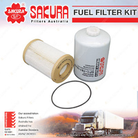 Sakura Fuel Filter Kit for John Deere Excavator 350DLC 3154G 3754G 2017-On