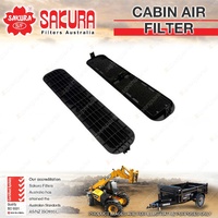 Sakura Cabin Air Filter for Bobcat T450 T590 T595 T770 T870 2.4L 2.6L 3.8L
