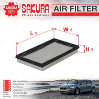 Sakura Air Filter for Holden Astra 1.8L LD Petrol 4Cyl 18LE MPFI SOHC 8V