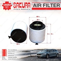 Sakura Air Filter for Audi A4 B8 A5 8T Q5 SQ5 8R 2.7 3.0L V6 TDi Refer A1837