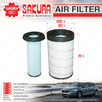 Sakura Air Filter Set for Foton Aumark BJ1078 1079 1099 3.8L CUM ISF 2013-On
