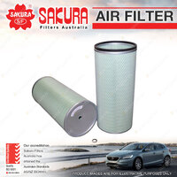 Sakura Air Filter for Volvo A35C 12.0L TD122 I6 12V 1996-On 571.7mm