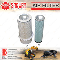 Sakura Air Filter Set for Hyundai HL740-7 HL760-7 R140LC-7 R140W-7 5.9L 3.9L