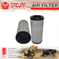 Sakura Air Filter for Yanmar V4-7 30-6 35-6B 2.2L 1.6L 4TNV88 3TNV88 11-On 257mm