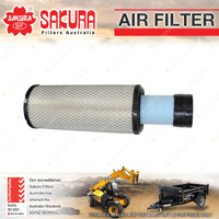 Sakura Air Filter for Mustang 2044 2054 2.2L 4TNV88 Skid Steer Loader 2005-2016