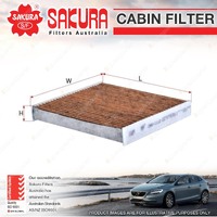 Sakura Cabin Filter for Toyota Highlander Kluger GSU40 GSU45 GSU50R GSU55R V6