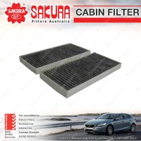 Sakura Cabin Filter for Hyundai Tucson JM 2.0L 2.7L Includes 2 Filters