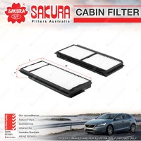 Sakura Cabin Filter for Mazda Mazda3 BK 2.0L 2.3L 4Cyl Includes 2 Filters