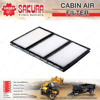 Sakura Cabin Air Filter for Komatsu D275A5R WA180 500 I6 12V WA803 I4 8V 00-On