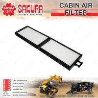 Sakura Cabin Air Filter for Volvo ECR58D 3.1L ECR88 3.3L I4 8V Excavator 05-On