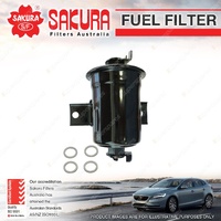 Sakura Fuel Filter for Toyota Landcruiser FZJ 70 75 80 80G Petrol 6Cyl 3.5 4.5L