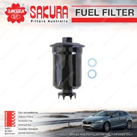 Sakura Fuel Filter for Hyundai Lantra KF Petrol 1.6 4Cyl V6 G4CRL 05/1991-1992