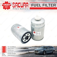 Sakura Spin-On Fuel Filter for Fiat Ducato 2.8L 4Cyl Diesel TDI 03/2002-09/2002