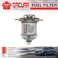 Sakura Fuel Filter Kit With 1/4 Fittings for Ford Mondeo Fiesta Escort MK6 4Cyl