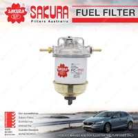 Sakura Fuel Filter Kit With 1/4 Fittings for Ford Mondeo Fiesta Escort MK6 4Cyl