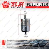 Sakura Fuel Filter for Ford Fairlane ZC ZD ZF ZG ZJ ZK 250 Fairmont XW XY Metal