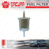Sakura in-line Fuel Filter for Mazda 121 323 BF CAPELLA GC FAMILIA BD I4 78-90