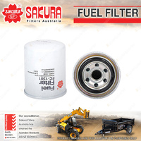 Sakura Spin-On Fuel Filter for Kubota SVL95-2 3.8L V3800-TIEF4 I4 8V 2017-On