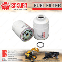 Sakura Spin-On Fuel Filter for Kubota KX080-4 R540 SVL90-2 2.6L 3.3L 3.8L 15-On