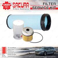 Sakura Oil Air Fuel Filter Service Kit for Isuzu F Series Frr600 Frr600S FRR34