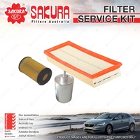 Sakura Oil Air Fuel Filter Service Kit for Benz Sl280 R129 Sl350 R230 Sl500 R129