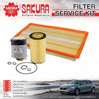 Sakura Oil Air Fuel Filter Service Kit for Benz Viano Vito 109 111 W639 CDi