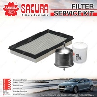 Sakura Oil Air Fuel Filter Service Kit for Nissan 300Zx Turbo Z31 1984-1989