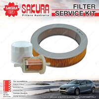 Sakura Oil Air Fuel Filter Service Kit for Subaru Dl Ff1 Series Gf Gl Gsr