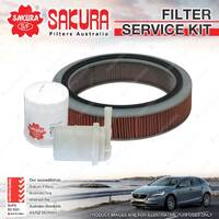 Sakura Oil Air Fuel Filter Service Kit for Mitsubishi L200 Express 2000 Scorpion