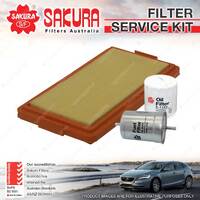 Sakura Oil Air Fuel Filter Service Kit for BMW 318I E30 05/1983-10/1987
