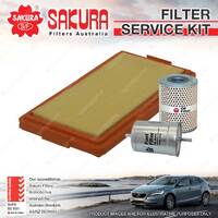Sakura Oil Air Fuel Filter Service Kit for BMW 635Csi E24 02/1979-10/1981