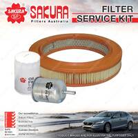 Sakura Oil Air Fuel Filter Service Kit for Seat Ibiza CLX 01/1995-1998