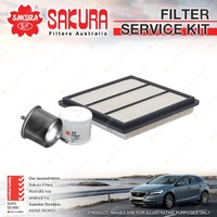 Sakura Oil Air Fuel Filter Service Kit for Great Wall X240 07/2009-On