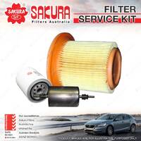 Sakura Oil Air Fuel Filter Service Kit for Ford Explorer UN UP UQ 4.0L V6 Manual