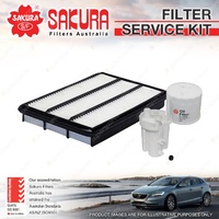 Oil Air Fuel Filter Service Kit for Mitsubishi Pajero NM NP SWB LWB 3.5L 3.8L V6