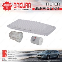 Sakura Oil Air Fuel Filter Service Kit for Toyota Rav4 ACA20 ACA21 ACA22 ACA23