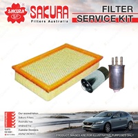 Sakura Oil Air Fuel Filter Service Kit for Ssangyong Musso Sport 2.9L TD 04-07