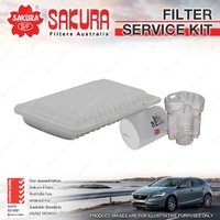 Oil Air Fuel Filter Service Kit for Toyota Avensis ACM20 ACM21 Corolla ZZE123